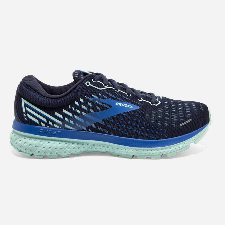 Brooks Ghost 13 Israel - Women's Road Running Shoes - Peacoat/Blue Tint/Strong Blue (76945-MFDN)